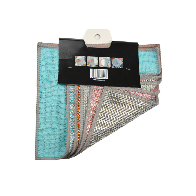 اسکاچ و سیم ظرفشویی روزینکس مدل ضدخش ٢ لایه بسته ۵ عددی