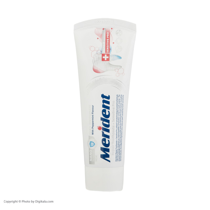 خمیر دندان ترمیم کننده مریدنت مدل Sensitive Pro وزن 100 گرم