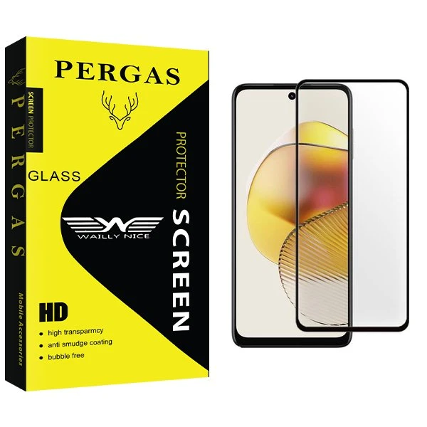 محافظ صفحه نمایش شیشه ای وایلی نایس مدل Pergas مناسب برای گوشی موبایل موتورولا Moto G73