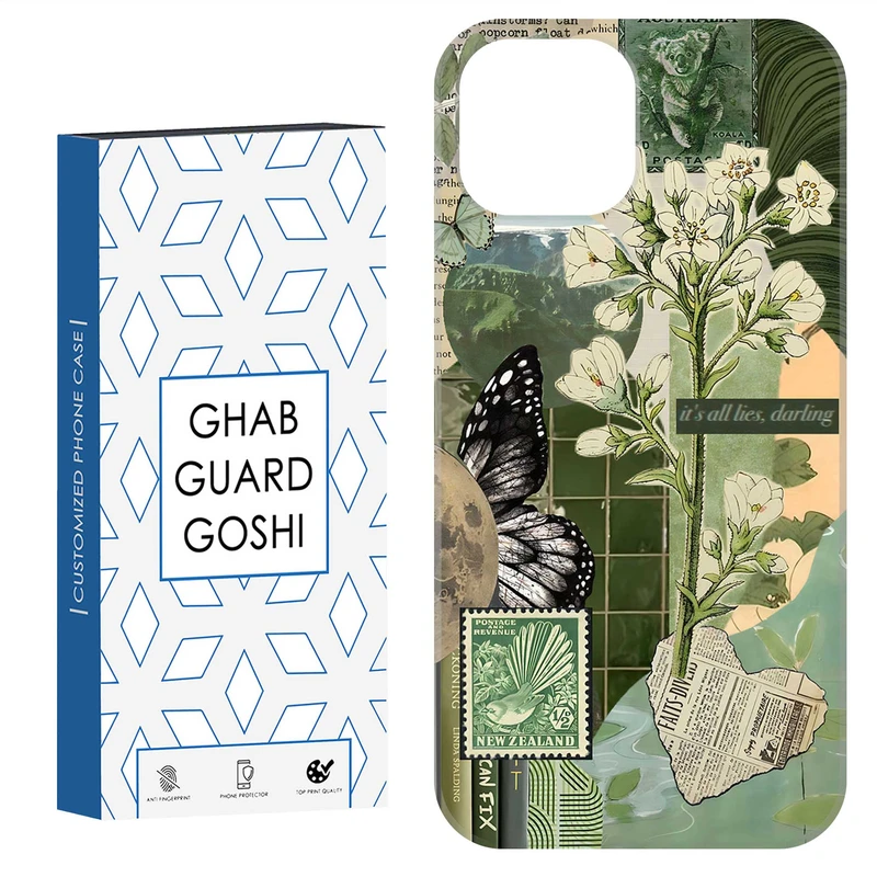 کاور قاب گارد گوشی طرح  گل کد Dimo-677 مناسب برای گوشی موبایل اپل  IPHONE 13 / 14   