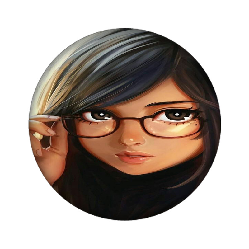 استیکر تزئینی موبایل مدل دختر کد 4605