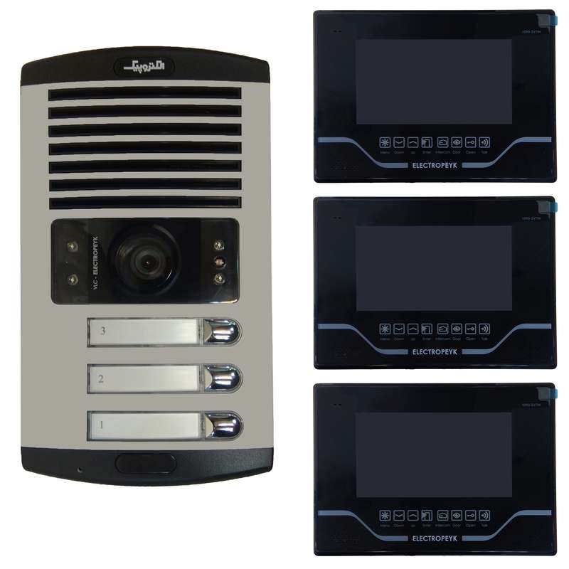 دربازکن تصویری الکتروپیک مدل 1090 کد 1051 مجموعه 4 عددی