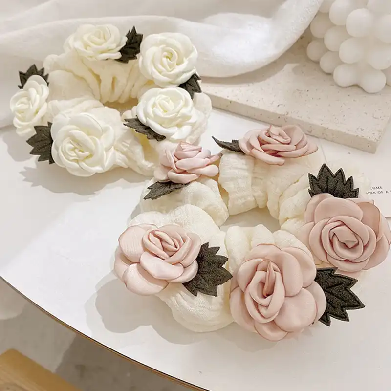 کش مو زنانه مدل پنج گل