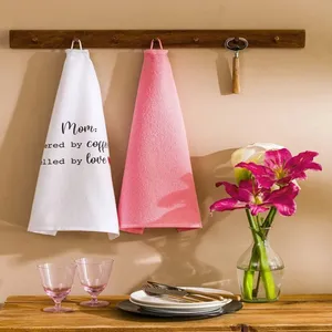 حوله آشپزخانه ال سی دابلیو هوم مدل mom سایز 60x40 سانتی متر مجموعه 2 عددی