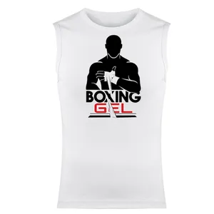 تاپ مردانه مدل BOXING کد 57 رنگ سفید 