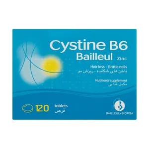 قرص سیستین ب 6 زینک نیل فارمد بسته 120 عددی 