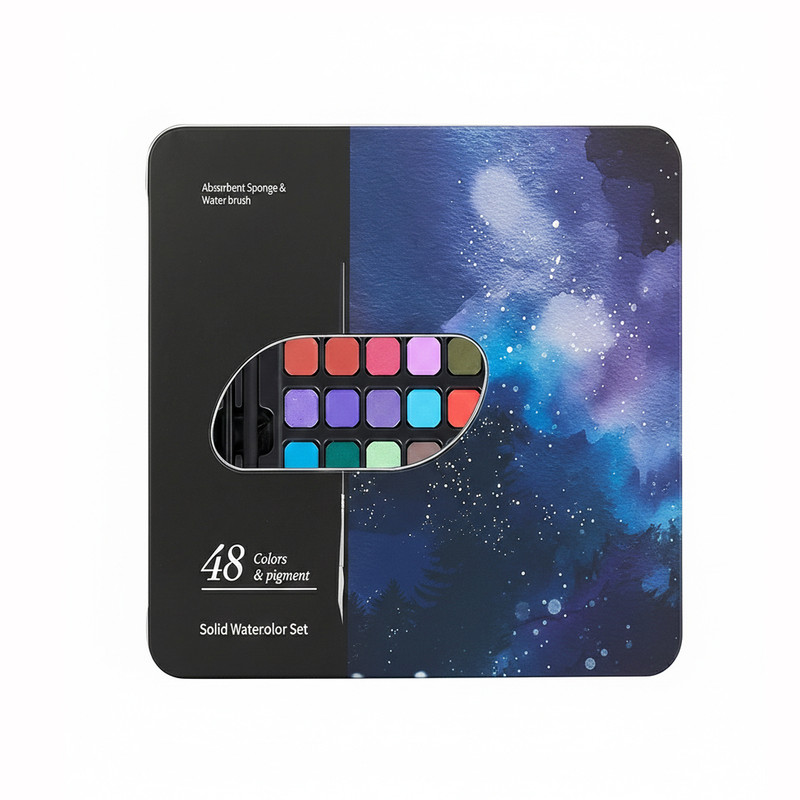 آبرنگ 48 رنگ مدل H-3048