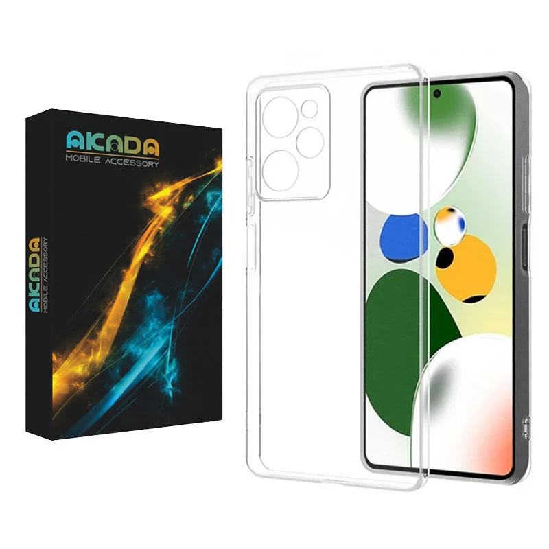 کاور آکادا مدل Transparent مناسب برای گوشی موبایل شیائومی Poco X5 Pro
