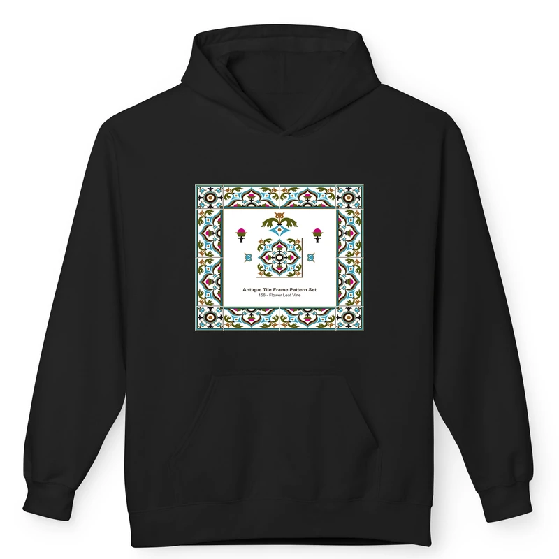 هودی مردانه پاد آفرین مدل فرش و گلیم و کاشی کد 1175