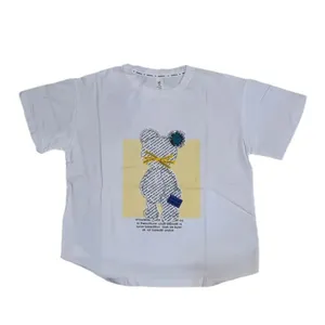 تی شرت آستین کوتاه دخترانه مدل 367