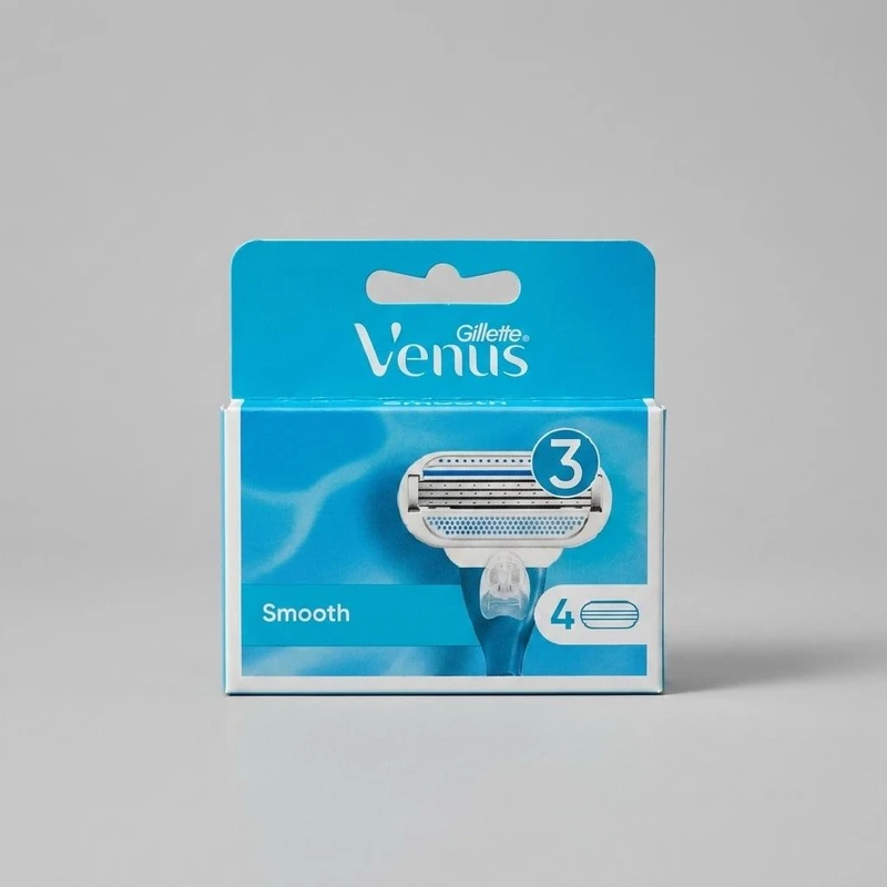 تیغ یدک ژیلت مدل Venus Smooth بسته 4 عددی