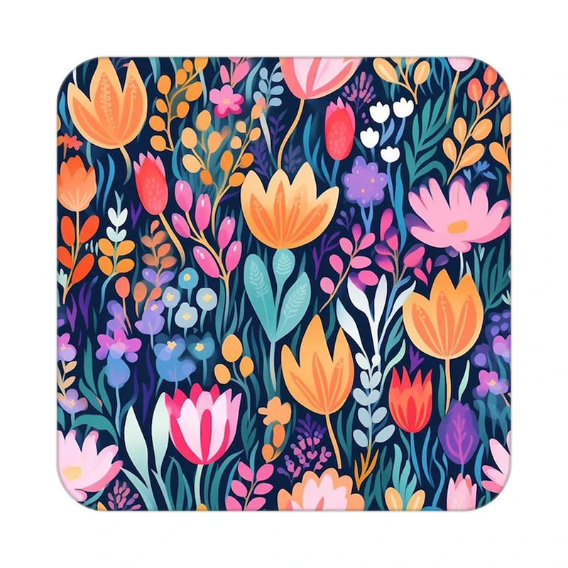 زیر لیوانی کاکتی طرح گل مدل mp17484