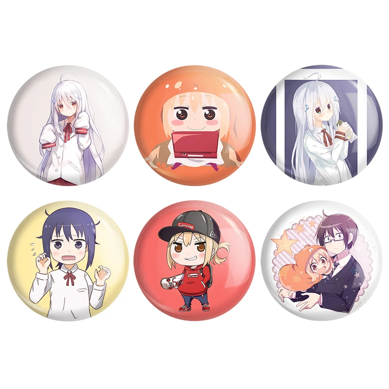 مگنت خندالو طرح انیمه اوماروچان Umaru Chan کد 1043B مجموعه 6 عددی