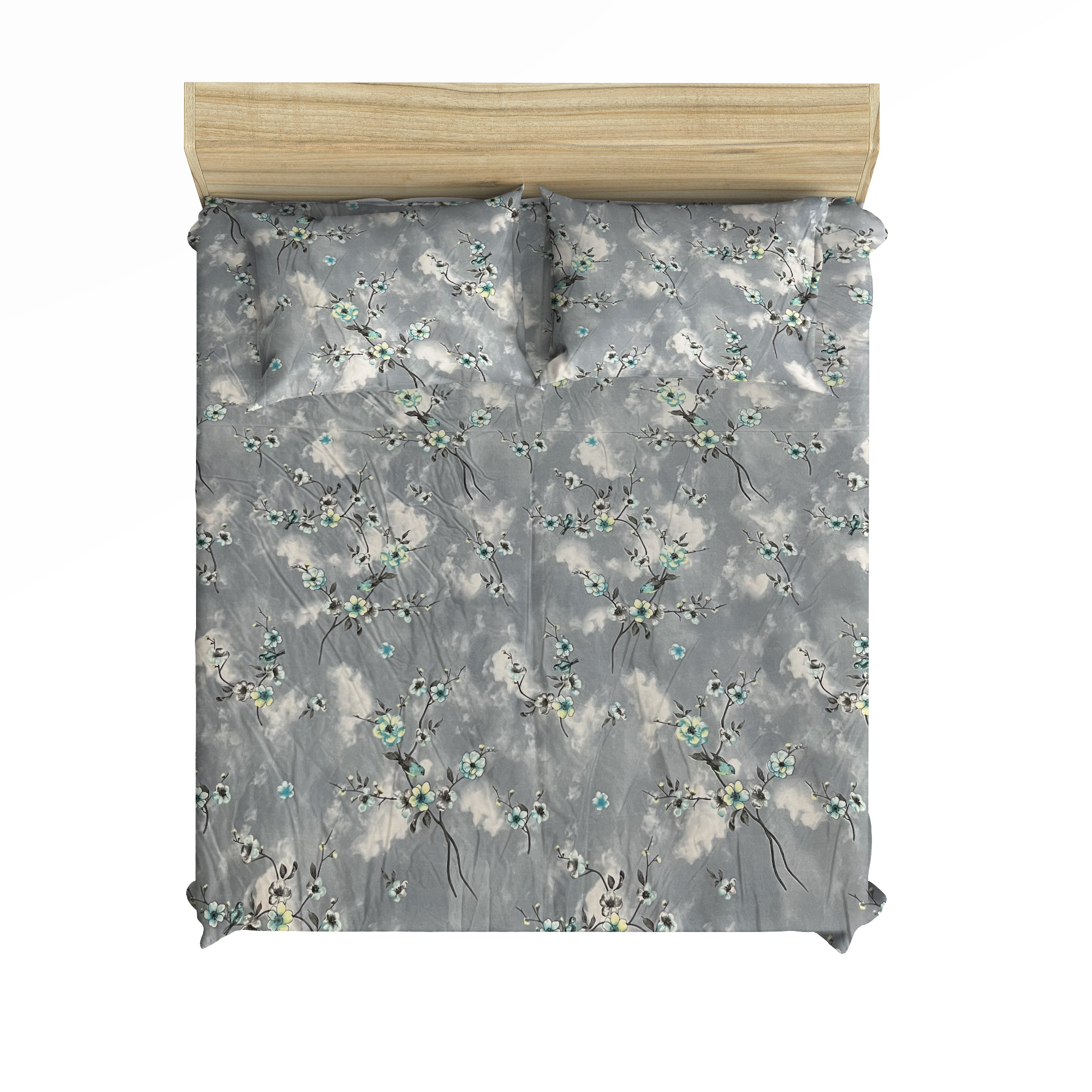 سرویس ملحفه کوکو جم مدل کاراکا دونفره 3 تکه