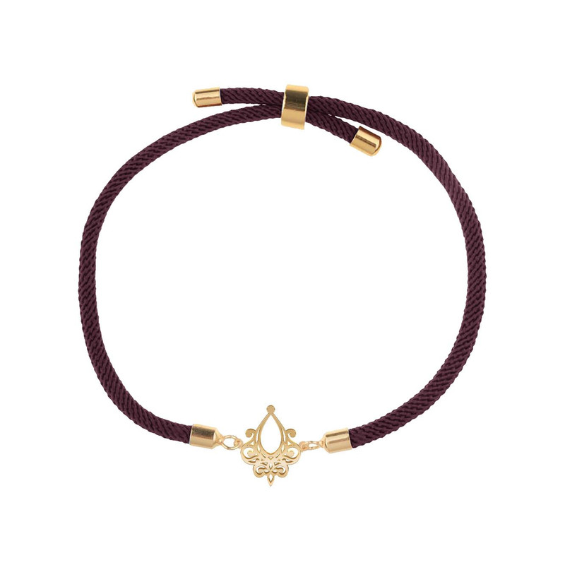 دستبند طلا 18 عیار زنانه مدوپد مدل اسلیمی کد D11-10669