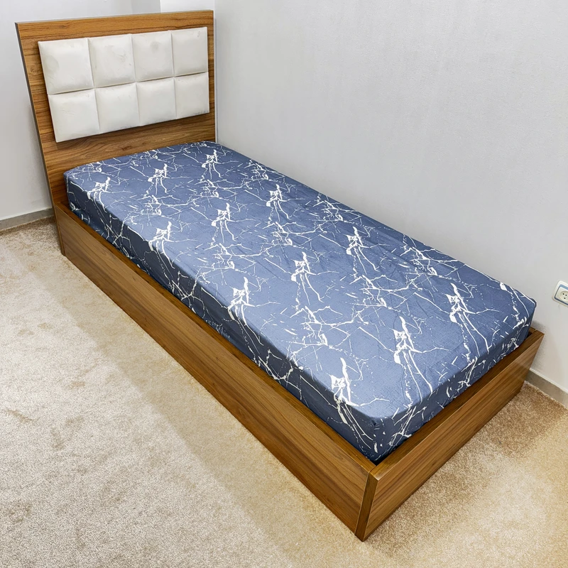 ملحفه ناتوسا مدل روانداز گرانیت یک نفره سایز 140x240 سانتی متر