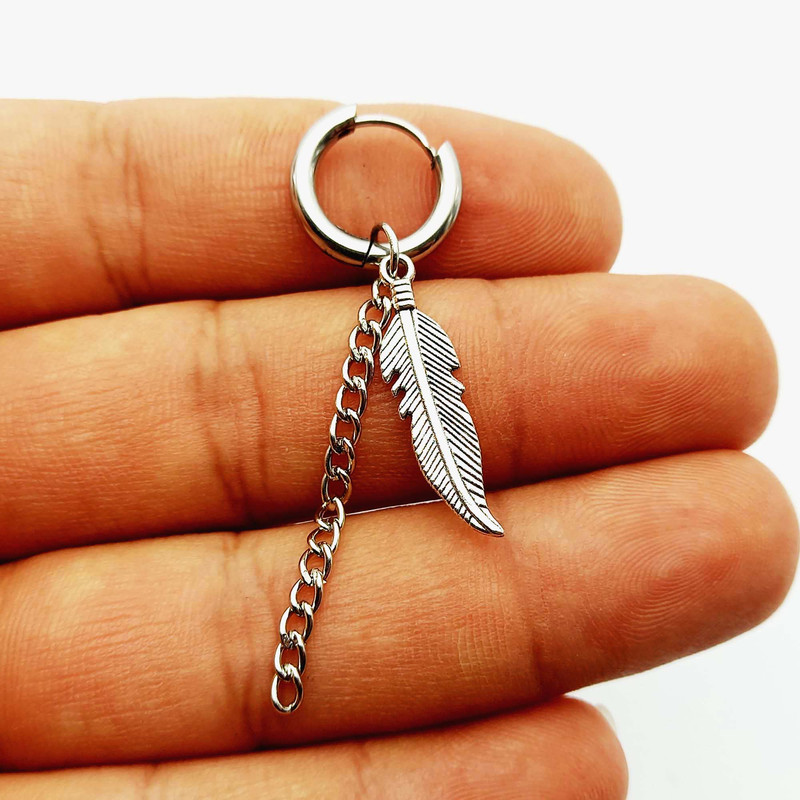 پیرسینگ گوش طرح پر مدل 560PRMZ پیرسینگ گوش طرح پر مدل 560PRMZ