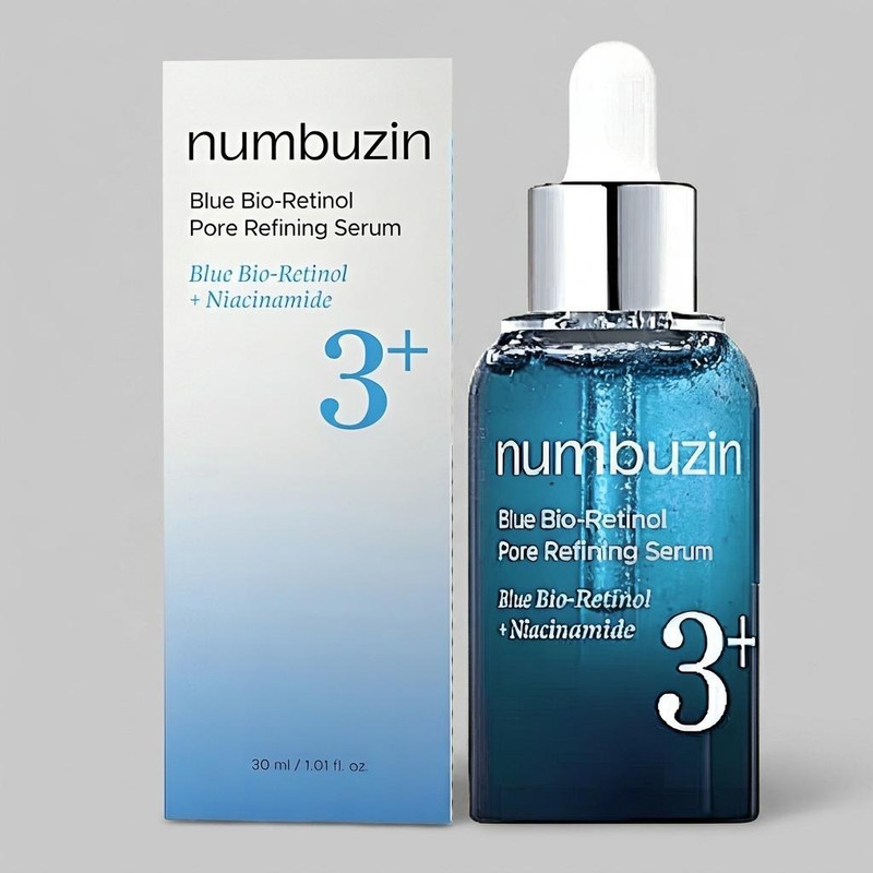 سرم رفع کننده منافذ پوست نامبوزین مدل BLUE BIO-RETINOL PORE REFINING مناسب برای انواع پوست حجم 30 میلی لیتر