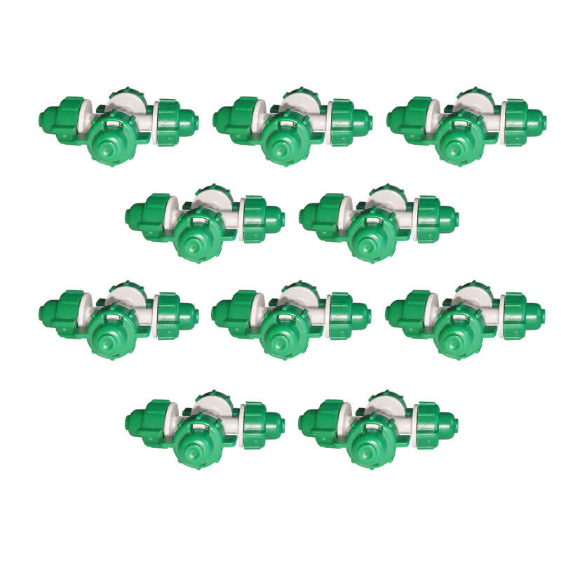 فواره مه پاش مدل چهار نازله مجموعه 10 عددی فواره مه پاش مدل چهار نازله مجموعه 10 عددی