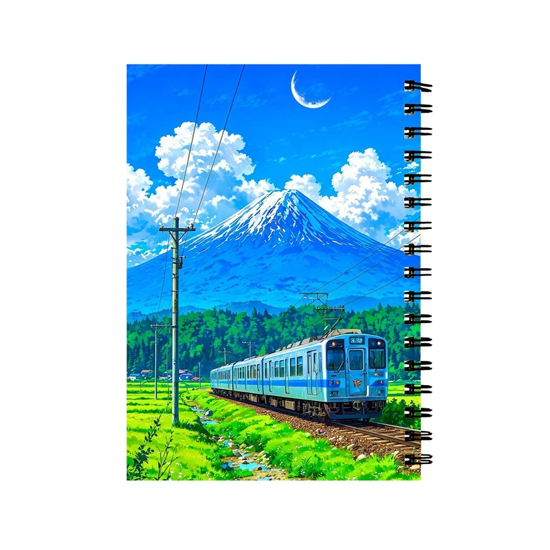 دفتر مشق 60 برگ مدل طبیعت فانتزی کد 0110