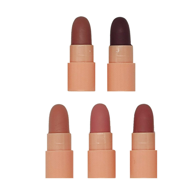 رژ لب جامد دراگون رانی مدل Aura شماره 1 مجموعه 5 عددی