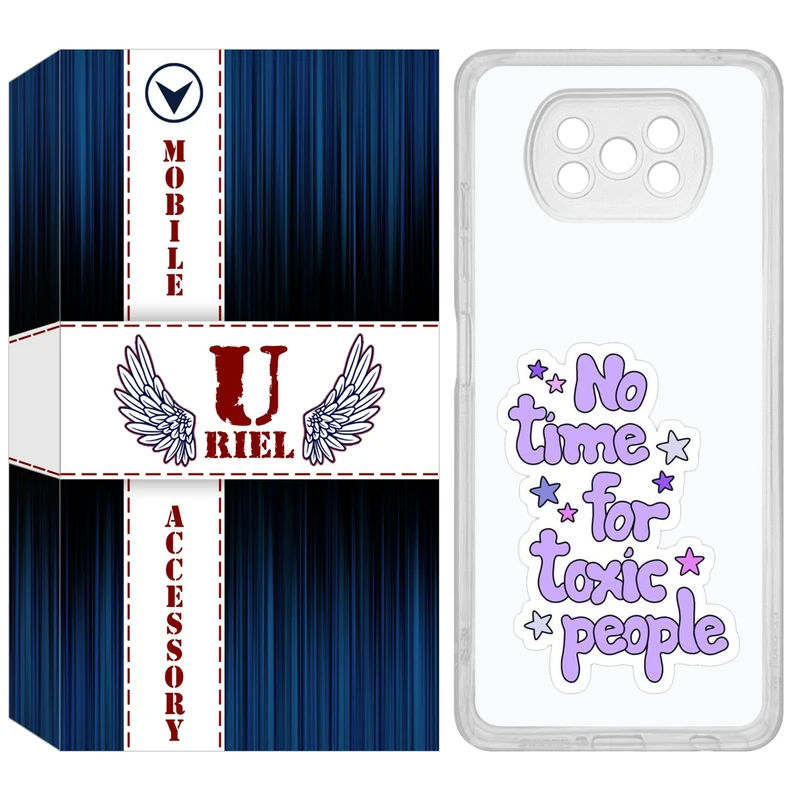 کاور یوریل مدل Clear کد 97 طرح Toxic مناسب برای گوشی موبایل شیائومی Poco X3 / X3 Pro / X3 NFC