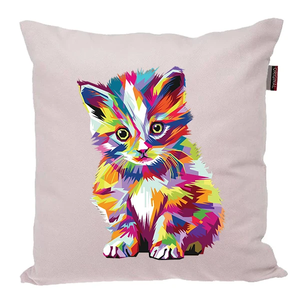 کوسن ناریکو مدل فانتزی طرح گربه کد 01094