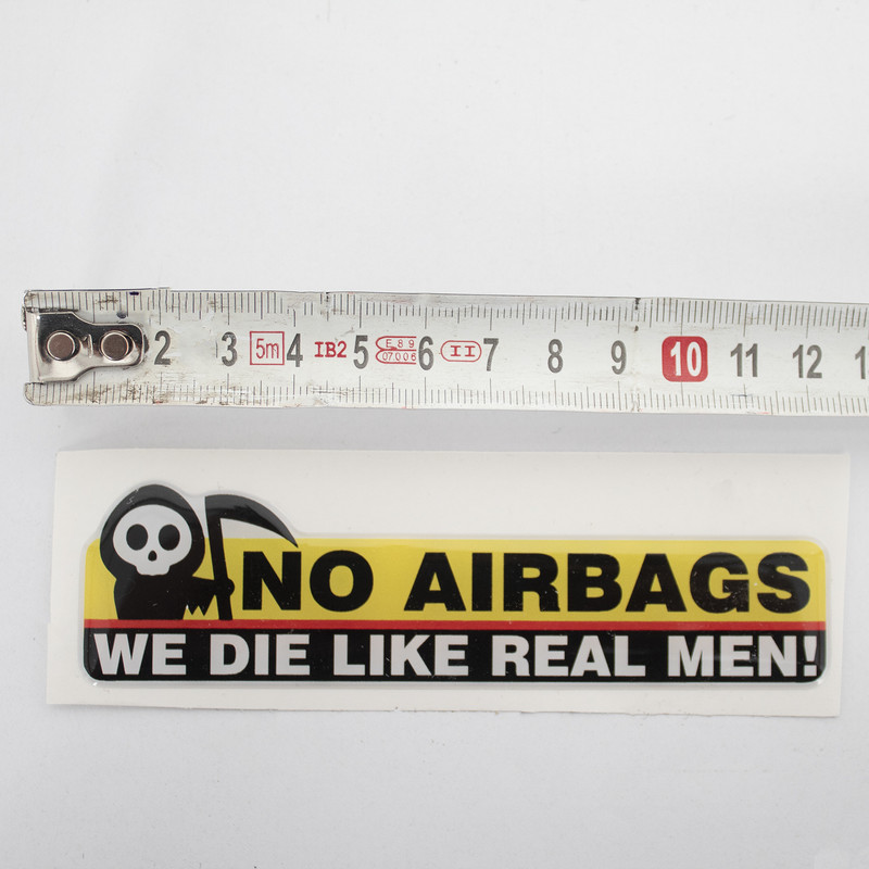 برچسب خودرو مدل ژله ای کد NO-AIRBAGS