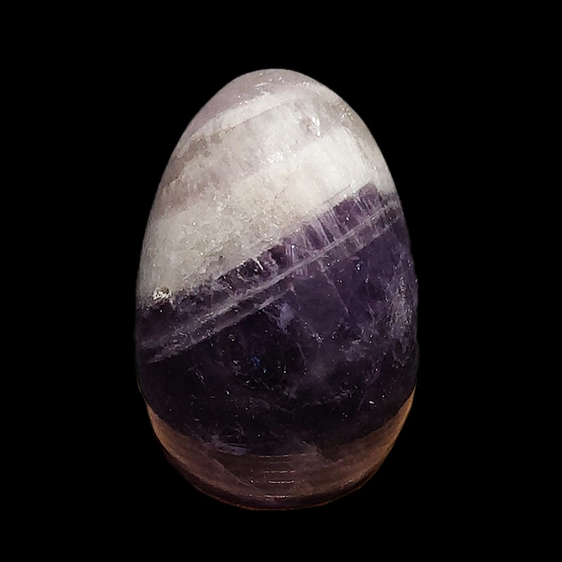 سنگ راف آمیتیست مدل تخم مرغ کد 8-205