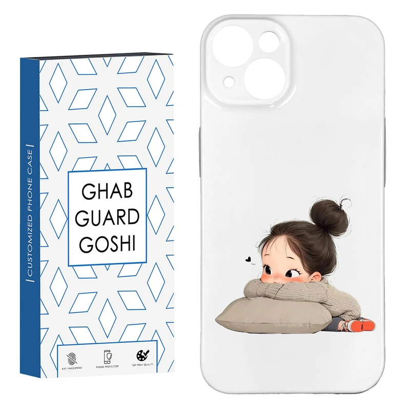 کاور قاب گارد گوشی طرح فانتزی دختر ملوس  کد HARD-016   مناسب برای گوشی موبایل اپل IPHONE 15