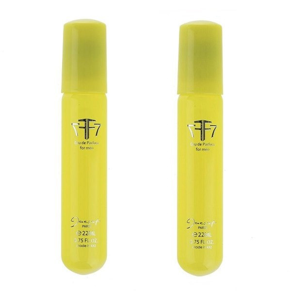 عطر جیبی مردانه ژک ساف مدل F7 حجم 22 میلی لیتر مجموعه 2 عددی عطر جیبی مردانه ژک ساف مدل F7 حجم 22 میلی لیتر مجموعه 2 عددی