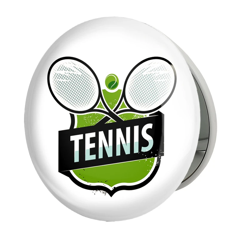 آینه جیبی خندالو طرح تنیس Tennis مدل تاشو کد 26636 