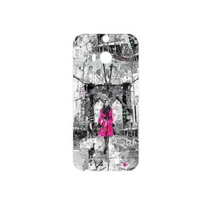 MAHOOT Collage of Catwalk Bridge Cover Sticker for HTC One M8