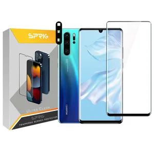 محافظ لنز دوربین اسپریگ مدل FLZ-FU مناسب برای گوشی موبایل هوآوی P30 Pro به همراه محافظ صفحه نمایش