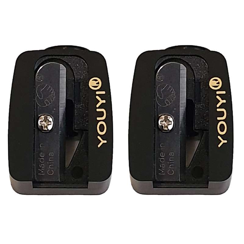مداد تراش آرایشی یویی مدل A-001 مجموعه 2 عددی
