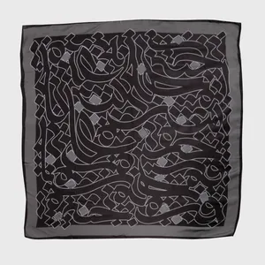 روسری زنانه مدل کالین قواره 90 نخ پنبه Z6300