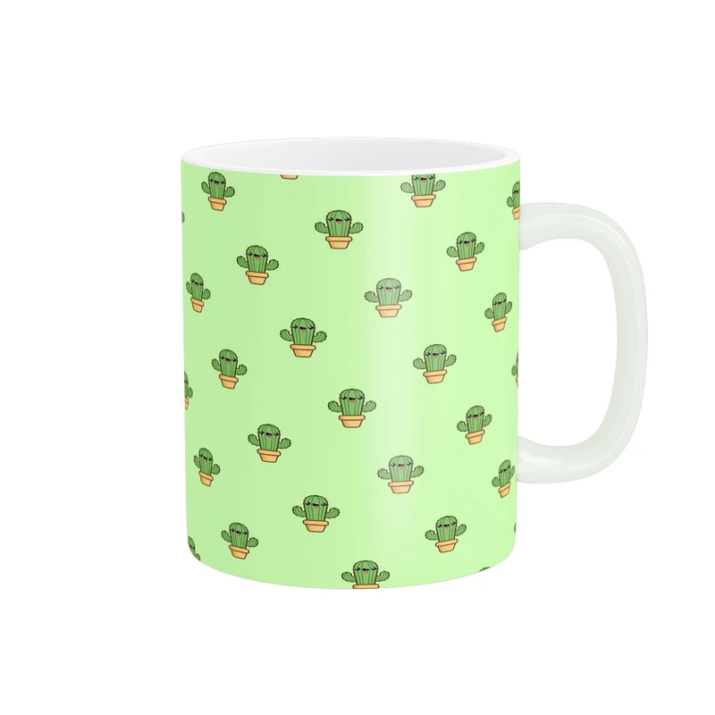 ماگ پادآفرین مدل فانتزی طرح گل کاکتوس کد p9919