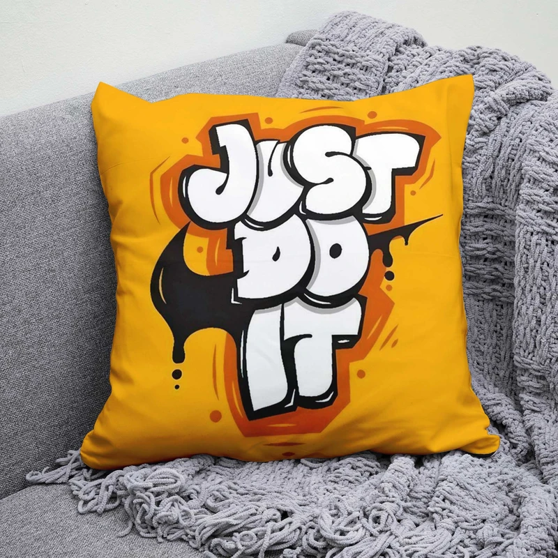 کوسن پاد آفرین مدل طرح JUST DO IT کد 42