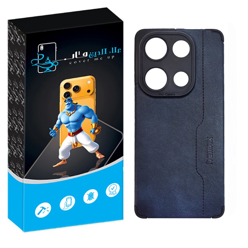 کاور علاالدین قاب مدل چرم RMX مناسب برای گوشی موبایل شیائومی Redmi Note 13 Pro 4G / Poco M6 Pro