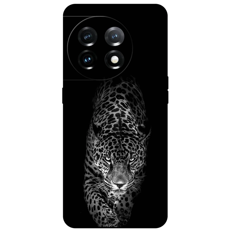 کاور مگافون طرح پلنگ مدل 1879 مناسب برای گوشی موبایل وان پلاس 11 5G