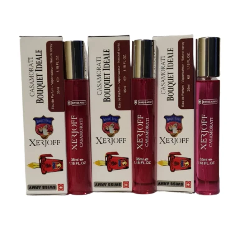 عطر جیبی زنانه سوئیس آرمی مدل BOUQUET IDEALE حجم 35 میلی لیتر مجموعه 3 عددی
