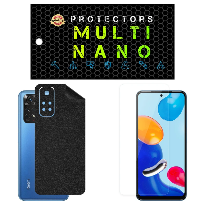محافظ صفحه نمایش مولتی نانو مدل X-SFL مناسب برای گوشی موبایل شیائومی Redmi Note 11 به همراه برچسب پوششی