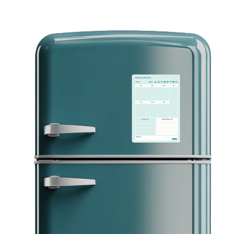 تخته وایت برد لاژید طرح پلنر روزانه مدل آهنربایی سایز 20×30 سانتیمتر