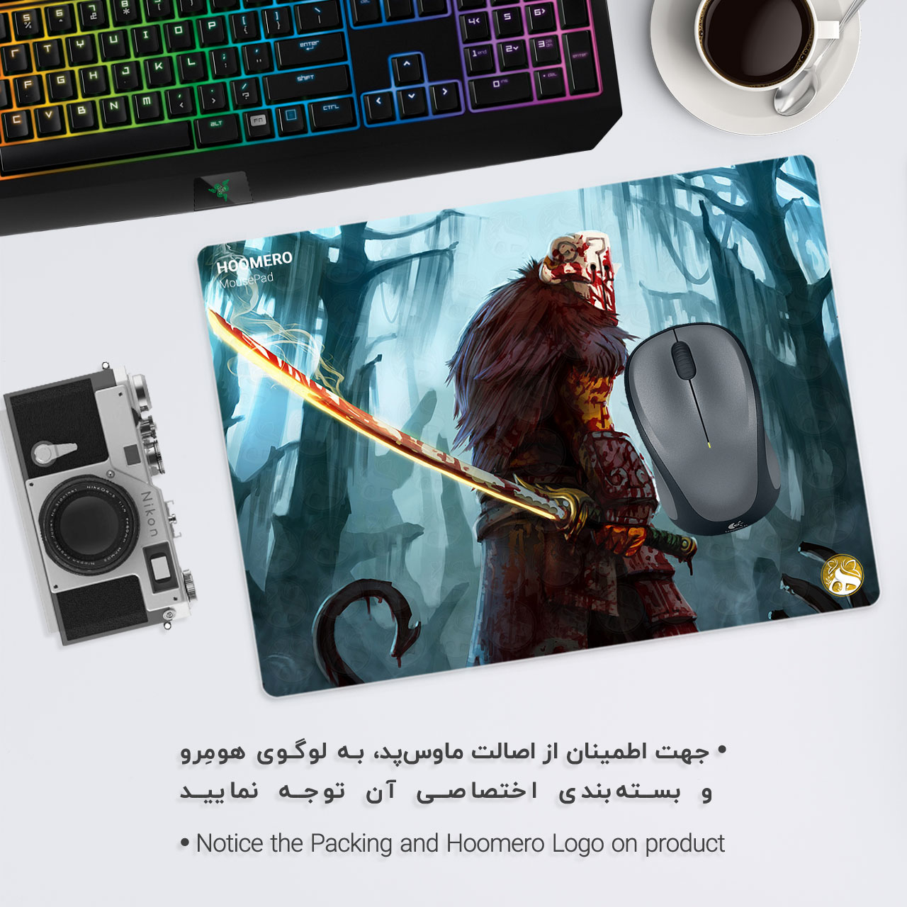 ماوس پد هومرو طرح بازی Dota 2 مدل A1894