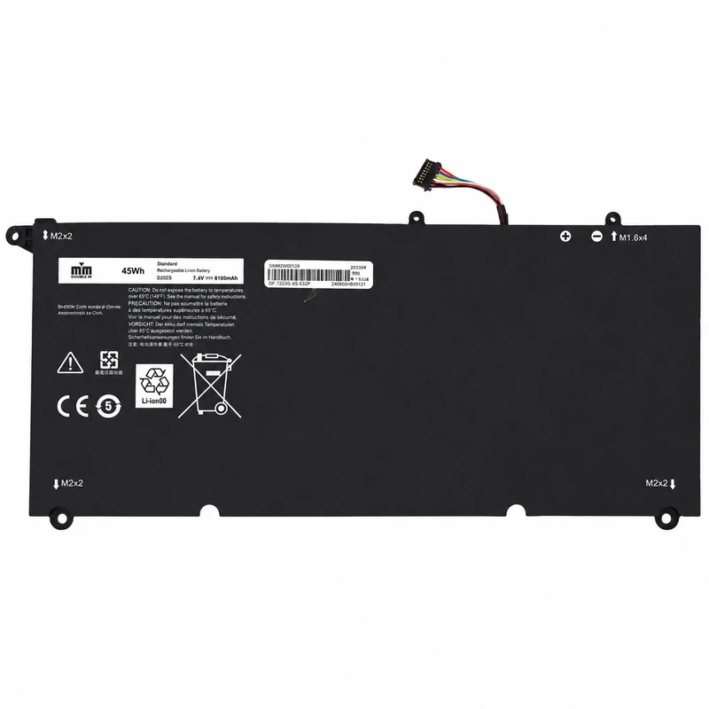 باتری لپ‌تاپ 4 سلولی دابل ام مدل JD25G مناسب برای لپ‌تاپ XPS 13 9350	
