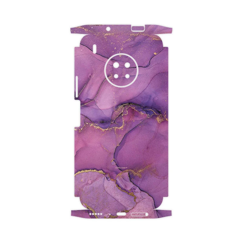 برچسب پوششی ماهوت مدل Purple Marble-FullSkin مناسب برای گوشی موبایل هوآوی Y9a
