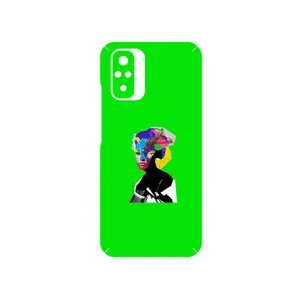 MAHOOT Collage of Women Portrait 3 Cover Sticker for Xiaomi Redmi Note 10