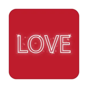 زیر لیوانی کاکتی طرح عاشقانه مدل mp39379