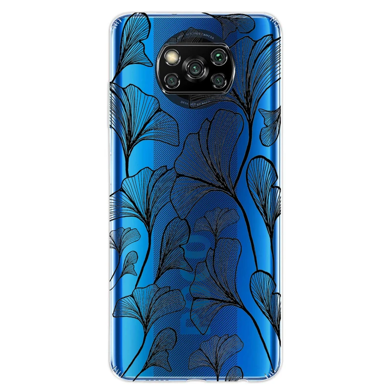 کاور مگافون طرح برگ مدل C51-B مناسب برای گوشی موبایل شیائومی Poco X3 / X3  NFC / X3 Pro