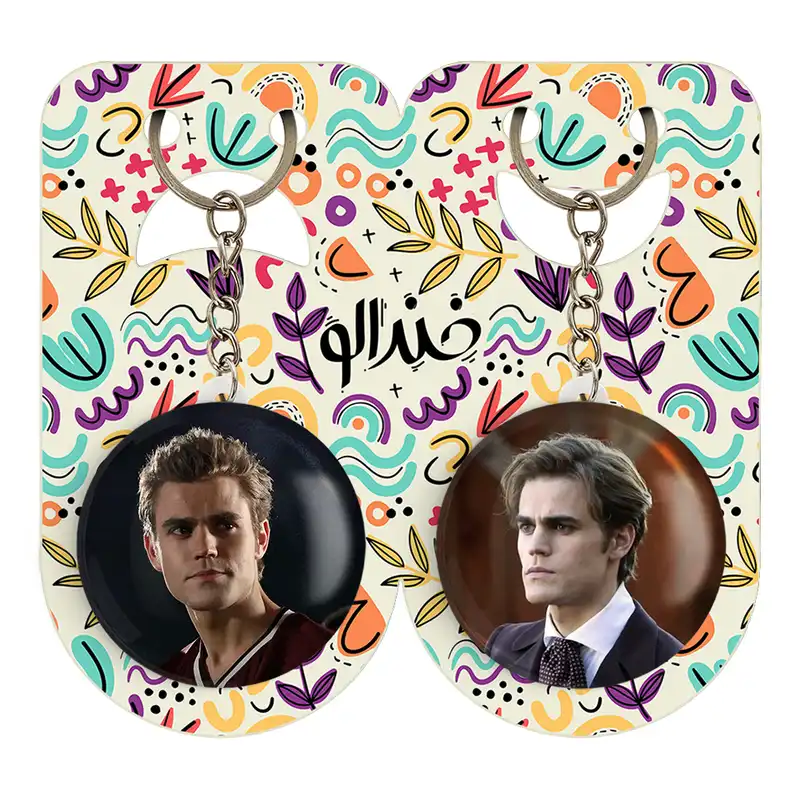 جاکلیدی خندالو مدل استفان سالواتوره خاطرات یک خون آشام The Vampire Diaries کد 2028220273 مجموعه 2 عددی